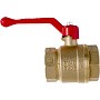 Кран латунный шаровой 11Б27фт1М DN 50 PN 25 рычаг муфта-муфта Valfex.214 DeltaPro купить в Волгограде | "Проконсим"
