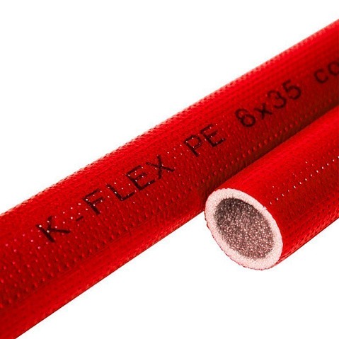 Трубка теплоизоляционная K-FLEX COMPACT RED, DN 15 толщина 13мм от -40 до +95°C длина 2м купить в Волгограде | "Проконсим"