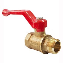 Краны латунные шаровые 11Б27фт1М DN 15-20 PN 25 рычаг муфта-штуцер Valfex Optima.215.LOR1 купить в Волгограде | "Проконсим"