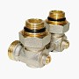 Узел нижнего подключения Vekotrim DN 15 PN 10 угловой двухтрубный 15-3/4'' с ниппелем, штуцер купить в Волгограде | "Проконсим"