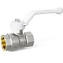 Краны латунные шаровые DN 15-50 PN 25-40 никелированные рычаг белый муфта-муфта LD Pride 47.301 купить в Волгограде | "Проконсим"