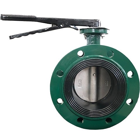 Затворы чугунные дисковые DN 50-150 PN 16 фланцевые с чугунным диском рычаг GALA Тип.2123-G купить в Волгограде | "Проконсим"