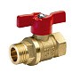 Краны латунные шаровые 11Б27п1 DN 15-25 PN 40 бабочка муфта-штуцер БАЗ Standart купить в Волгограде | "Проконсим"