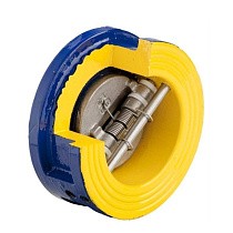 Клапаны обратные 2-створчатые DN 50-150 PN 16  чугунные створки межфланцевые Zetkama zCHE.407A купить в Волгограде | "Проконсим"