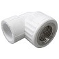 Угольник комбинированный ПП 20-1/2'' PN 25 с внутренней резьбой белый VALFEX  купить в Волгограде | "Проконсим"