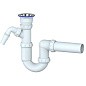 Сифон для умывальника Unicorn Y310V, 40х40 прямой отвод, 1 1/2'' х40 чаша из нержавеющей стали с отводом для стиральной машины купить в Волгограде | "Проконсим"