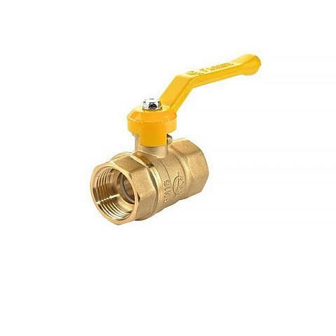 Кран латунный шаровой Галлоп газовый DN 40 PN 16 муфта-муфта рычаг купить в Волгограде | "Проконсим"