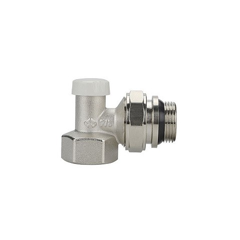 Клапан радиаторный VARMEGA VM10213 DN20 PN10 угловой настроечный G-3/4'' с уплотнением муфта-штуцер купить в Волгограде | "Проконсим"
