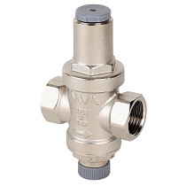 Регулятор давления латунный MVI SE.455.04 DN 15 PN 16 под манометр 1/4 поршневой Рнастр=3 бар никелированный муфта-муфта купить в Волгограде | "Проконсим"