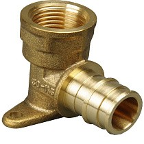 Угольники латунные для PEX труб DN 16-20 PN 10 под надвижную гильзу OP с внутренней резьбой ONE PLUS купить в Волгограде | "Проконсим"