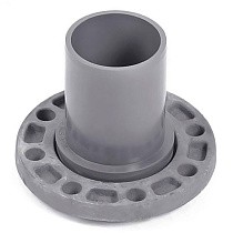 Патрубки НПВХ гладкие SDR26 DN 90-315 PN 10 с металлическим фланецем Хемкор купить в Волгограде | "Проконсим"
