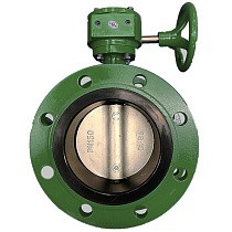 Затворы чугунные дисковые DN 50-1200 PN 16 фланцевые с чугунным диском с редуктором GALA Тип.2123-G купить в Волгограде | "Проконсим"