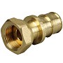 Муфты латунные для PEX труб DN 16-50 PN 10 под надвижную гильзу OP с накидной гайкой ONE PLUS купить в Волгограде | "Проконсим"