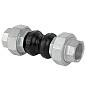 Компенсатор EPDM с оцинкованными чугунными резьбовыми патрубками DN 50 PN 16 Рашворк 505-050-16 купить в Волгограде | "Проконсим"