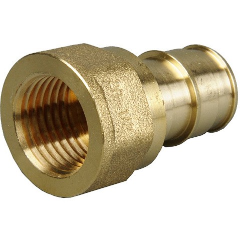 Муфта латунная для PEX труб 40-1 1/4'' PN 10 OP под надвижную гильзу с внутренней резьбой ONE PLUS купить в Волгограде | "Проконсим"