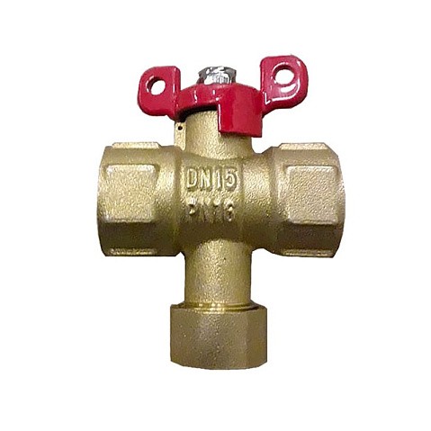 Кран латунный шаровой Пензапромарматура DN15 PN16 G1/2'' с фильтром никелированный полнопроходной муфта-муфта бабочка купить в Волгограде | "Проконсим"
