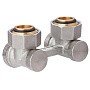 Узел нижнего подключения MVI TR.420.0505 DN 20 PN 10 угловой двухтрубный вентильного типа 20-3/4'' под евроконус, муфта