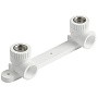 Угольник установочный двойной ПП 20-1/2'' PN 25 с внутренней резьбой белый VALFEX  купить в Волгограде | "Проконсим"