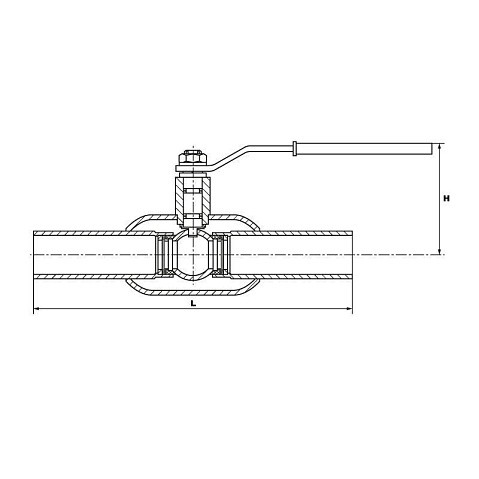 Краны стальные шаровые цельносварные DN 15-200 PN 25-40 приварные рычаг PR купить в Волгограде | "Проконсим" Краны стальные шаровые цельносварные DN 15-200 PN 25-40 приварные рычаг PR купить в Волгограде | "Проконсим"