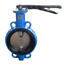 Затворы поворотные дисковые DN 32-300 PN 16 межфланцевые с чугунным диском рычаг Seagull купить в Волгограде | "Проконсим"