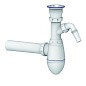 Сифон для мойки Unicorn В310V, 40х40 прямой отвод, 1 1/2'' х40 чаша из нержавеющей стали с отводом для стиральной машины купить в Волгограде | "Проконсим"