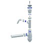 Сифон для умывальника Unicorn А310V, 40х40 прямой отвод, 1 1/2'' х40 чаша из нержавеющей стали с отводом для стиральной машины купить в Волгограде | "Проконсим"