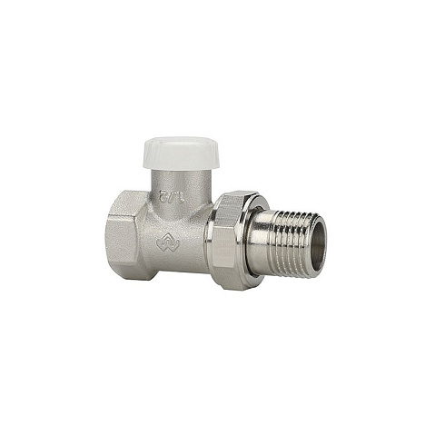 Клапан радиаторный настроечный DN15x20 PN10 прямой /е-конус 1/2''х3/4'' п/6-гранник НР VARMEGA VM10302 купить в Волгограде | "Проконсим"
