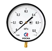 Манометры ТМ-810Р.00 котловый, 250мм, M20x1,5, радиальные РСМ купить в Волгограде | "Проконсим"