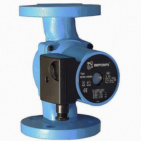 Насос циркуляционный с мокрым ротором GHNM 40-80 F220 210Вт 1х220В 3-скор. фланцевый PN10 120C IMP PUMPS купить в Волгограде | "Проконсим"