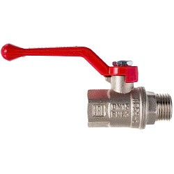  Латунный шаровой кран Ду25 Ру40 Valfex VF.215.NR1.100.DP 11Б27фт1М ВР-НР, проход , рычаг. (111201035) со склада Проконсим в Волгограде