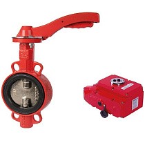 Затворы чугунные дисковые DN 50-300 PN 16 с электроприводом 220В диск из нержавеющей стали РАШВОРК купить в Волгограде | "Проконсим"