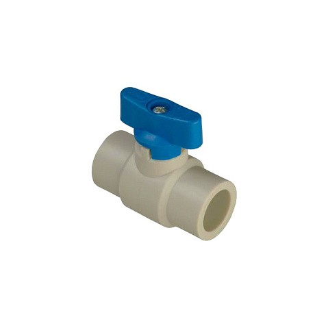 Краны шаровые ПП DN 20-25 PN 25 полупроходные серые с синей ручкой Valfex купить в Волгограде | "Проконсим" Краны шаровые ПП DN 20-25 PN 25 полупроходные серые с синей ручкой Valfex купить в Волгограде | "Проконсим"