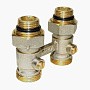 Узел нижнего подключения Vekotrim DN 15 PN 10 прямой двухтрубный 15-3/4'' с ниппелем, штуцер купить в Волгограде | "Проконсим"