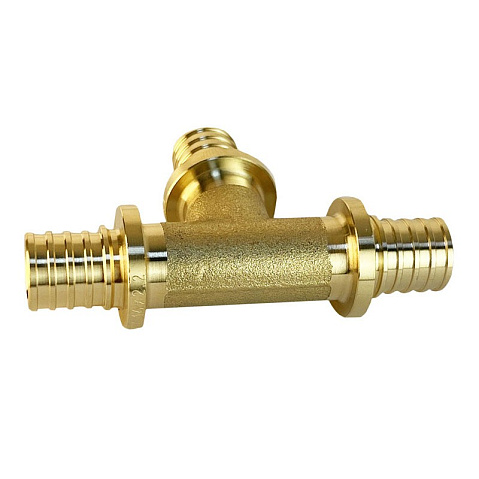 Тройники латунные для PEX труб DN 16-20 PN 16 под надвижную гильзу Valfex VF.431.AF купить в Волгограде | "Проконсим"