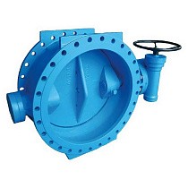 Затворы поворотные дисковые DN 200-600 PN 10 фланцевые с чугунным диском с редуктором FAF 3810 купить в Волгограде | "Проконсим"