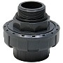 Муфта разборная НПВХ DN 63-2" PN 16 клеевая с наружной резьбой черная Aquaviva BMG63200 купить в Волгограде | "Проконсим"