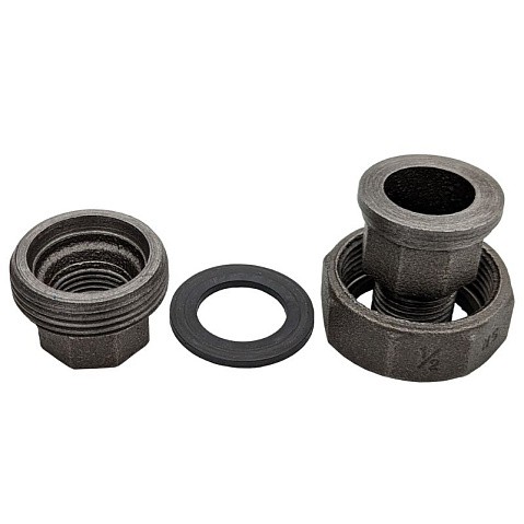 Американка чугунная DN 15-50 PN 16 муфта-штуцер с плоской прокладкой Fittex Plus купить в Волгограде | "Проконсим"