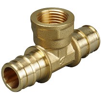 Тройники латунные для PEX труб DN 16-20 PN 10 под надвижную гильзу OP с внутренней резьбой ONE PLUS купить в Волгограде | "Проконсим"