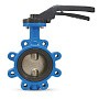 Затвор дисковый поворотный DN 100 PN 16 межфланцевый с резьбовыми проушинами диском из чугуна уплотнение-EPDM ручной FAF 3650100