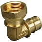 Угольник латунный для PEX труб 20-1/2'' PN 10 OP под надвижную гильзу с накидной гайкой ONE PLUS купить в Волгограде | "Проконсим"