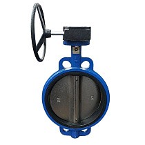 Затворы поворотные дисковые DN 150-600 PN 10-16 межфланцевые с редуктором купить в Волгограде | "Проконсим"