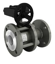 Краны стальные шаровые разборные 11с67п DN 50-150 PN 16 полнопроходные фланцевые под задвижку с редуктором LD купить в Волгограде | "Проконсим"