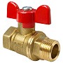 Кран латунный шаровой Valfex.218.LB1 11Б27фт1М DN 20 PN 40 муфта-штуцер бабочка купить в Волгограде | "Проконсим"
