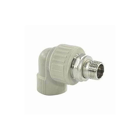 Угольник для радиатора VALFEX 25 PN 25 G-1/2'' американка-НР серый купить в Волгограде | "Проконсим"