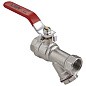 Кран латунный шаровой MVI BV.631 DN 20 PN 25 с фильтром никелированный полнопроходной муфта-муфта рычаг купить в Волгограде | "Проконсим"
