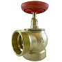 Клапан пожарный латунный КПЛМ DN50 PN16 угловой 90гр. муфта-штуцер с удлиненным шпинделем Апогей купить в Волгограде | "Проконсим"