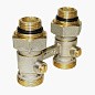 Узел нижнего подключения Vekotrim DN 15 PN 10 прямой двухтрубный 15-3/4'' с ниппелем, штуцер купить в Волгограде | "Проконсим"