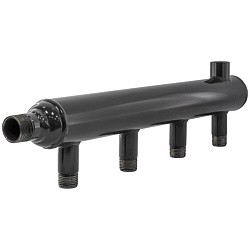  Коллектор стальной PLP на 2 выход., Ду40 Ру16 НР НР 1 1/2'' - 3/4'' (922145462) со склада Проконсим в Волгограде