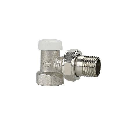 Клапан радиаторный VARMEGA VM10201 DN15 PN10 угловой настроечный G-1/2'' муфта-штуцер купить в Волгограде | "Проконсим"