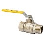 Краны латунные шаровые газовые DN 15-20 PN 25 рычаг муфта-штуцер MVI BV.812 купить в Волгограде | "Проконсим"